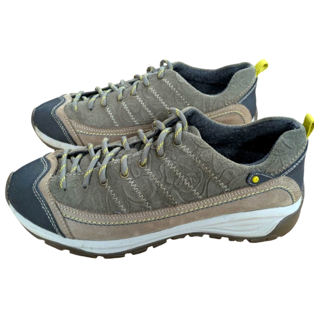 Taos Footwear Gray and Olive Athletic Shoes - Picture 13 of 13